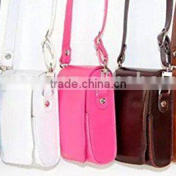 High Quality Handmade Leather Camera Case Pouch Bag With Shoulder Strap photo-3