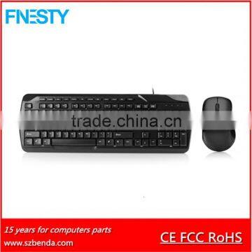 Gold supplier Trade assurance 2.4g wireless stardard mouse and keyboard combo