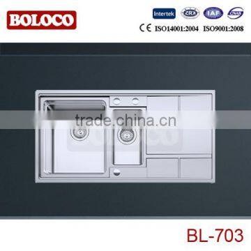 New Design Overmounted industrial stainless steel sinks BL-703