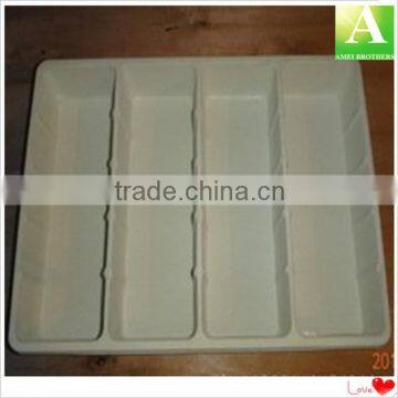 Custom Vacuum Formed ps Compartments Tray With Flocking photo-6