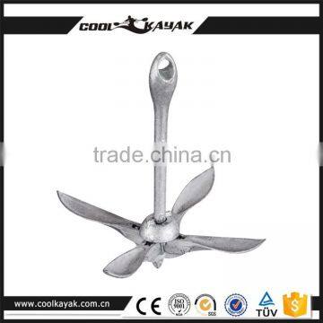 Marine Folding Grapnel Kayak Anchor Hot Dipped Galvanized 1.5kg Quality Choice photo-4
