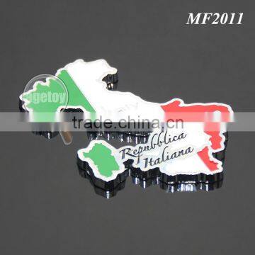 Italy Map Shape Travel Souvenirs Tourist Promotion Custom Metal Fridge Magnet Sticker photo-3