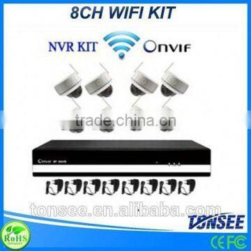 ip nvr 8ch cctv camera wifi dome camera clothing wifi ip camera kit P2P