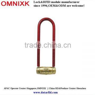 Brass siren lock alarm padlock glass door lock OGL-320