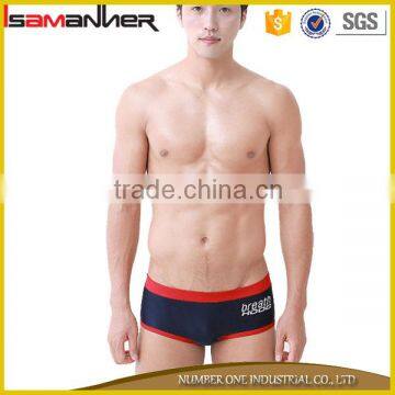 Plus size boys swim sportwear sexy boxer cheap men swimwear                        
                                                                                Supplier's Choice