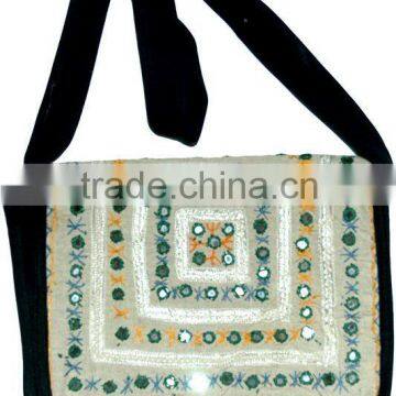 New Ethnic handamde Embroidery shoulder sling bags-wholesale shoulder bags india