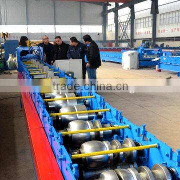 Algeria Market Aluminium Profile Roof Gutter Machine photo-4