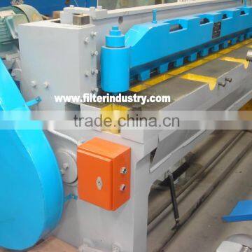 Mechanical plate shearing machine