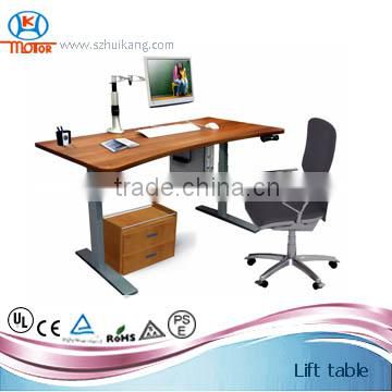 Customized adjustable lift desk for office furniture