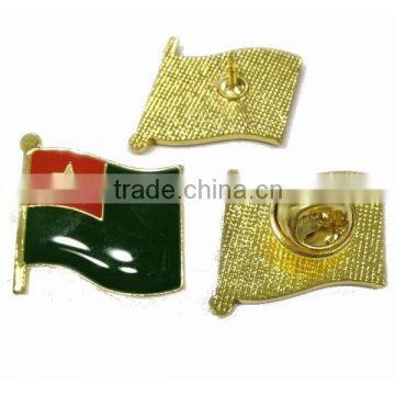 promotional fashion factory country flag design metal pin