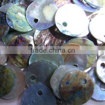 Wholesale dye MOP shell round