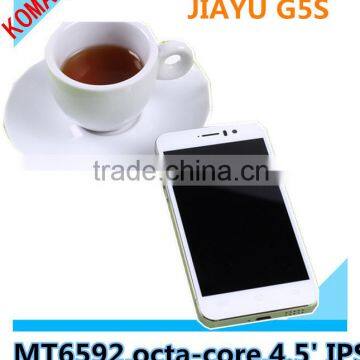 Original JIAYU G5S Octa Core MTK6592 Android Smart Mobile Phone 4.5" IPS 2G RAM JIAYU G5 Octacore G5S Phone WCDMA 3G Smartphone