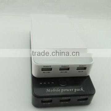 Android robot power bank 3 USB output 22000mah power pack CE ROHS FCC