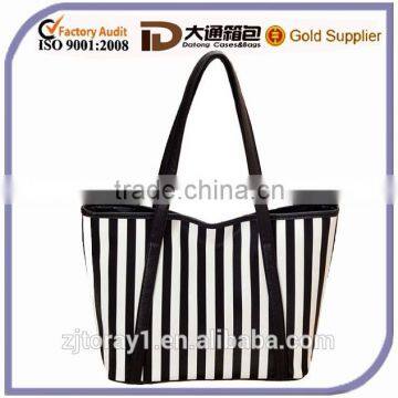 Korea Style Plain Canvas Blank Belt Beach Canvas Tote Bag