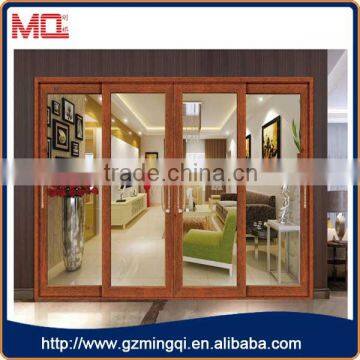 2016 aluminium sliding door wood color