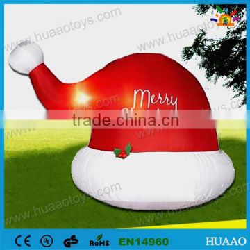 hot funny inflatable christmas hats for sale