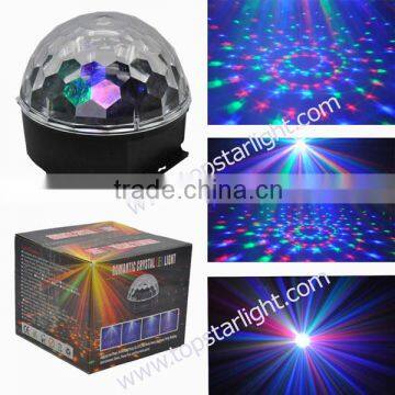 9pcs*1W Indoor LED crystal disco ball Light/musical crystal ball