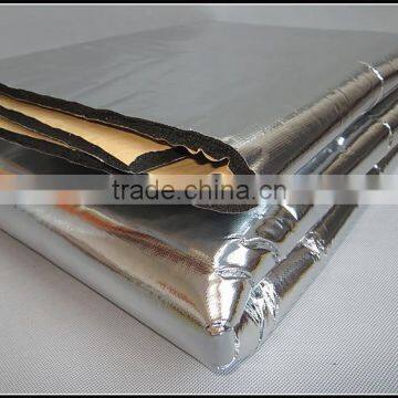 VEHICLE ENGINE COVER HEAT INSULATION AND NOISE DEADENING PAD