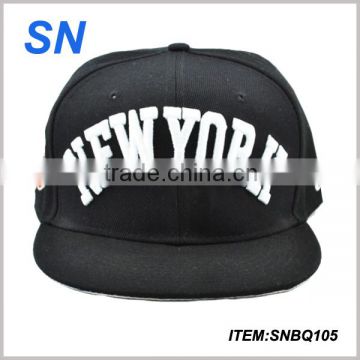 Good quality fashion 3D acrylic letters NY snapback hat