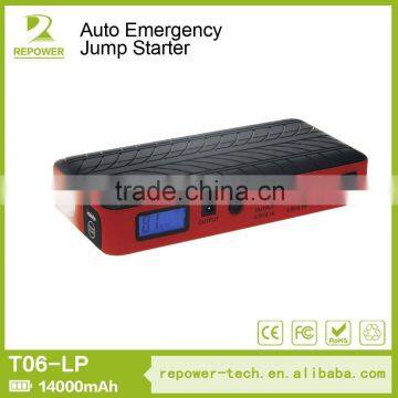 Portable 14000mAh Multi-Function Jump Starter Car Battery Charger Power Bank for Laptop Rechargeable photo-4