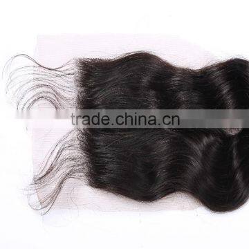 Brazilian Deep Wave Lace Closure Bleached Knots Wet and Wavy Deep Wave Brazilian Virgin Hair Closure