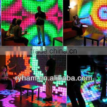 stage lighting interactive led dance floor display club/bar/stage/footlight led screen signs