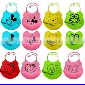 FDA Food Grade Various Animal new Design lovely Silicone Baby Bib