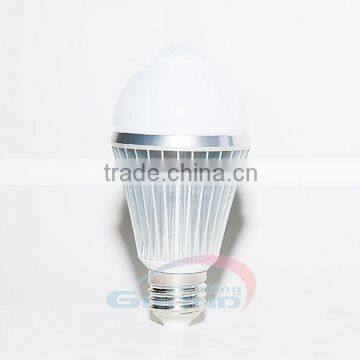 pure aluminum high brightness 5w 6w pir led bulb with sensor                        
                                                Quality Choice