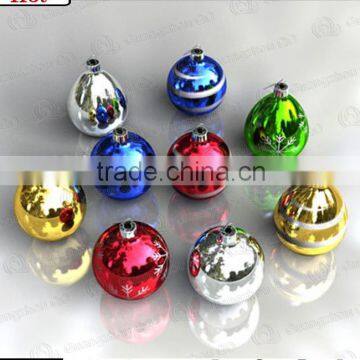 Popular festival decoration plastic christmas ball ornament in selling