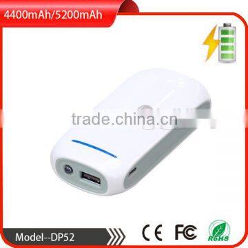 Brand New UV Finish Power Bank 4400mAh/5200mAh With LED Torch for Smart Phone photo-4