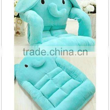 plush collapsible elephant shape baby sofa/lazy sofa/animal shape baby sofa