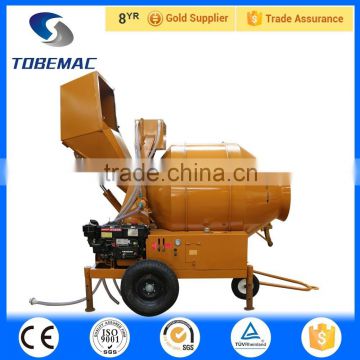 TOBEMAC JZF500 Self loading Diesel Concrete mixer with hydraulic hopper                        
                                                Quality Choice