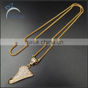 hot latest design hip hop gold mens cz necklace pendant