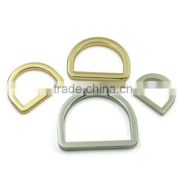 Wholesale different size zinc alloy flat d ring for bag strap 20mm 25mm 30mm 38mm                        
                                                Quality Choice