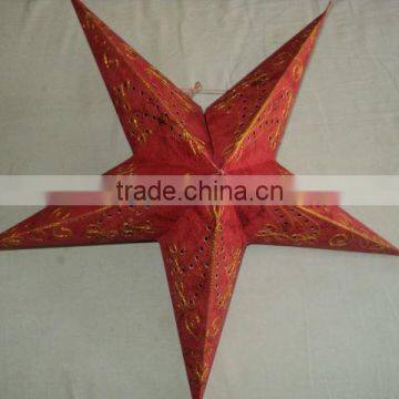 batik embroidery paper stars