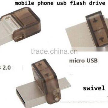 2GB/4GB/8GB/16GB/32GB/64GB mobile phone usb flash drive with OTG usb                        
                                                Quality Choice