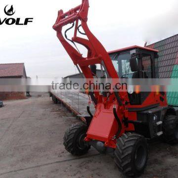 WOLF ZL10 hot sale in Europe chinese wheel loader with pallet fork