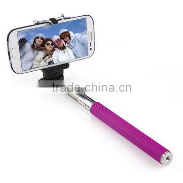 Extendable Monopod selfie stick , Selfie-Stick With Shutter Bluetooth