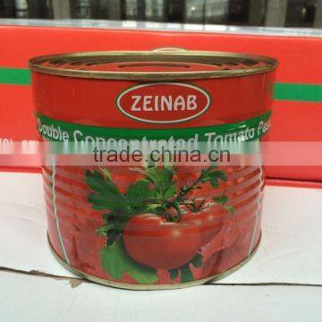 Printing 2200gram Tomato Paste in tin, 2200g*6tins