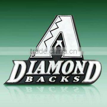 Chrome Car Badge Diamond Design