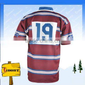 SUB-35-1 Striped Rugby jersey sublimation printing