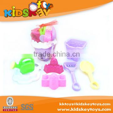 Kinds of set 7pcs beach toy play game plastic small beach toy tools beach bucket for children