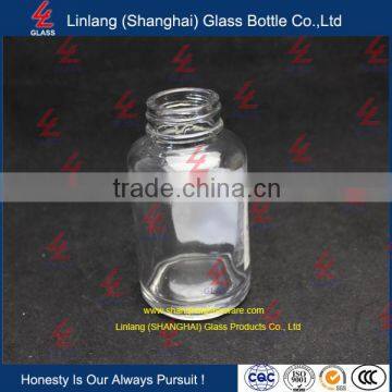 clear Glass Medicine Bottle with innovation design