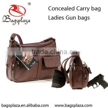 GB004 Guangzhou manufacturer concealed carry bag ladies gun bag PU