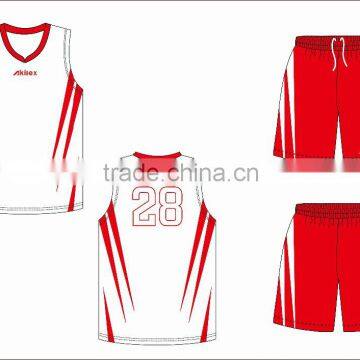 latest design basketball uniform high qualityh basketball jersey wholesale