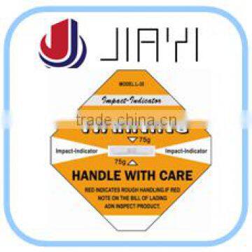 Newest Model Impact Indicator Impact Sticker Shockwatch Label Damage Control Indicator