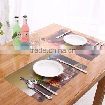 0.5mm pp dinner Washable durable disposable printed plastic table placemat