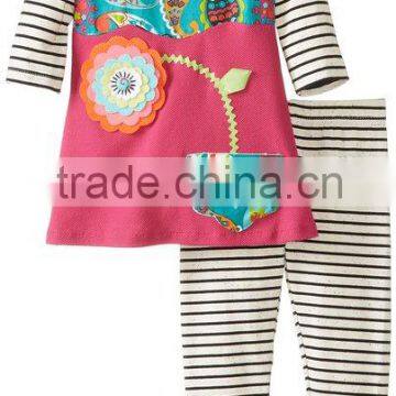 Wholesale America Style Kid Girl Summer Clothing Sets Of Made In China                        
                                                Quality Choice