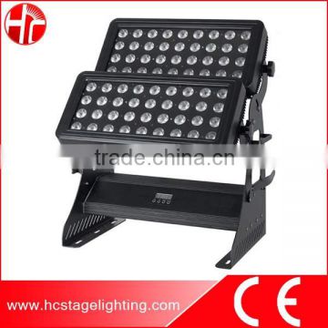 high power 72x10w RGBW 4IN1 outdoor wall wash led lights