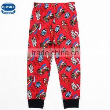 (B5779)kids Wholesale Winter Clothes Baby Boy Long Pants Red Children Wear High Quality New Design 100%cotton